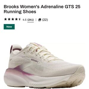 Brooks Women's Adrenaline GTS 25 - Cream and Purple